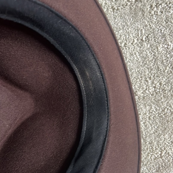 WYETH chocolate brown fedora - Picture 4 of 5
